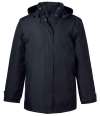 BK489 9200 Brook Taverner Midland Padded Raincoat Navy colour image